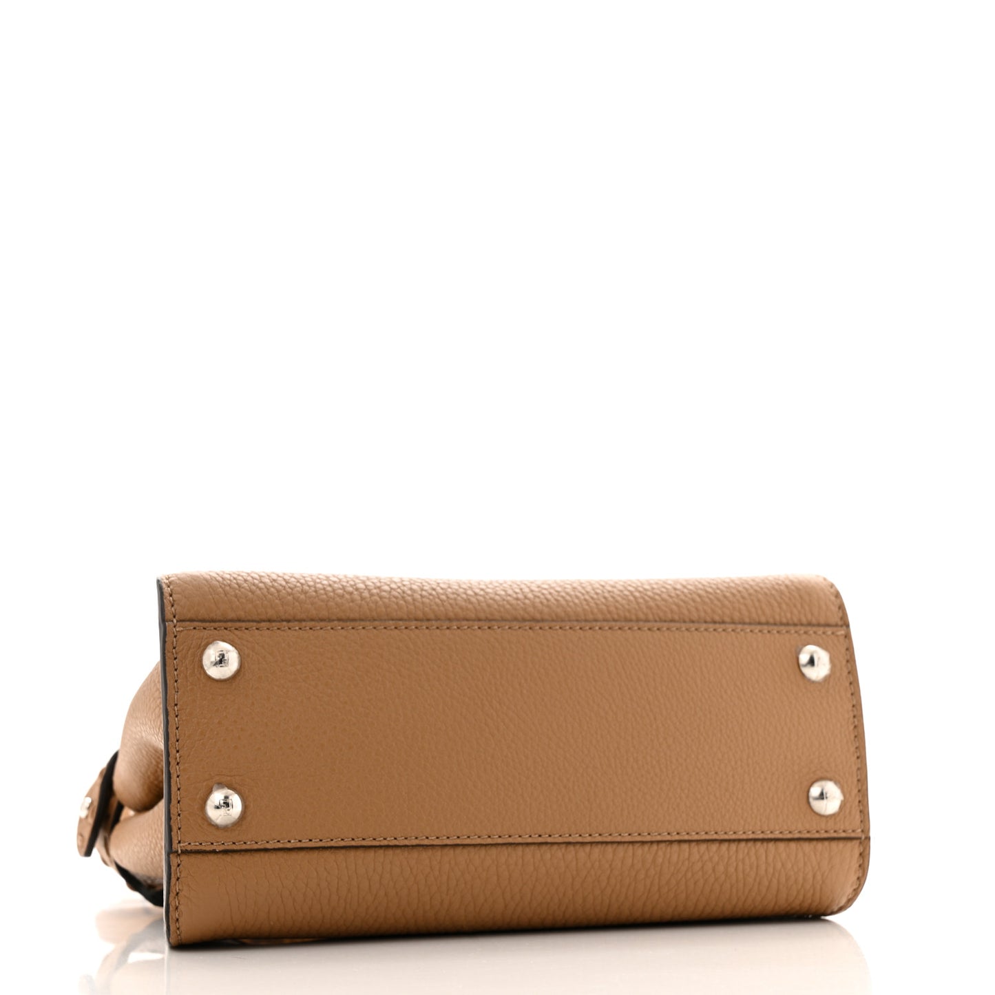 Cuoio Romano Snakeskin Selleria Mini Peekaboo Iconic Satchel Cappuccino