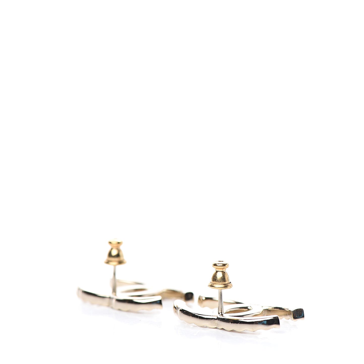 Baguette Crystal High Society CC Earrings Gold