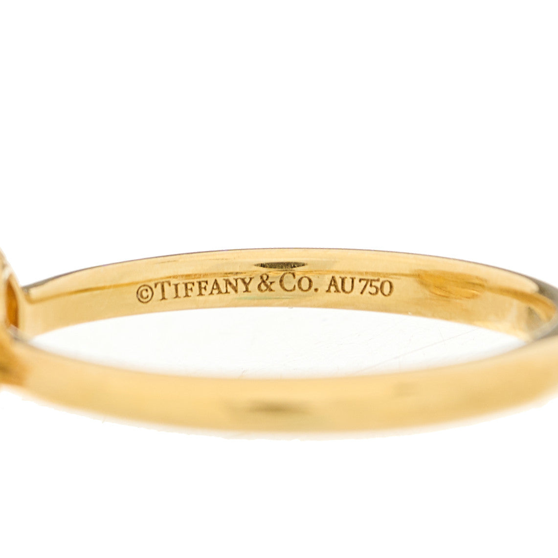 18K Yellow Gold Citrine Octagonal Sparklers Cocktail Ring 55 7.25
