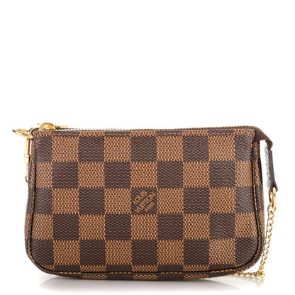 Louis Vuitton Damier Ebene Mini Pochette Accessories 1 of 7