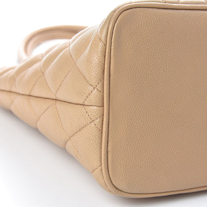 Chanel Caviar Quilted Medallion Tote Beige 16 of 18