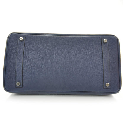 Hermes Taurillon Togo BIRKIN 35 Navy 5 of 9
