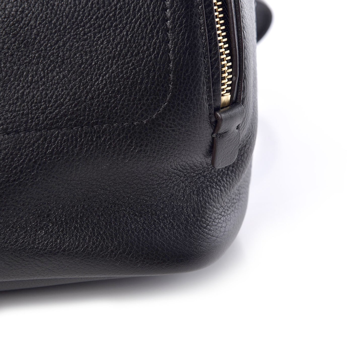 Suede Calfskin Small Faye Backpack Black