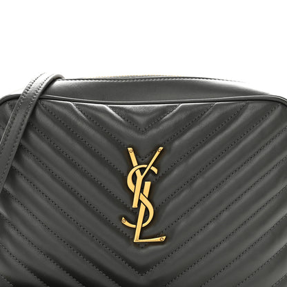 Saint Laurent Calfskin Matelasse Monogram Lou Camera Bag Smog 8 of 10