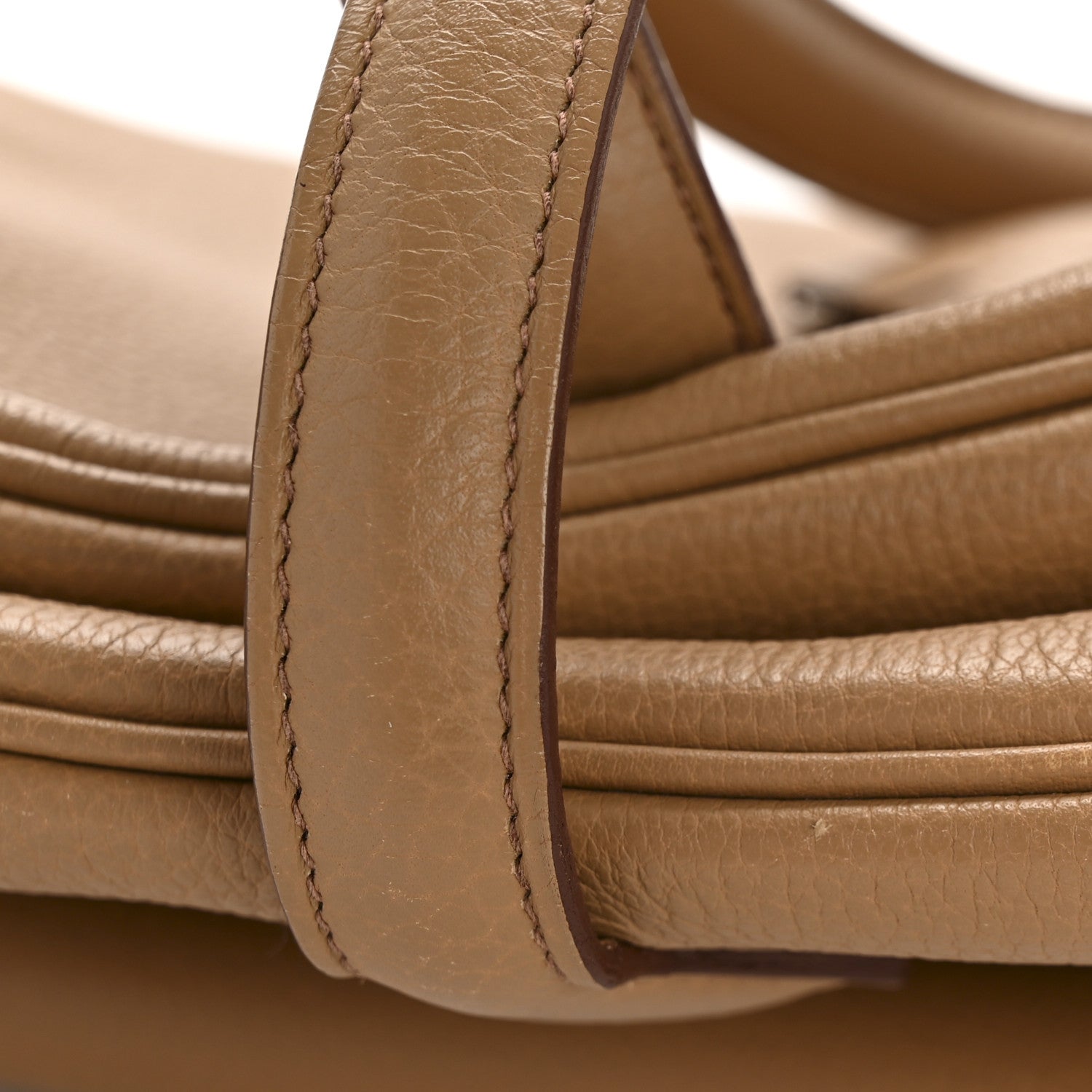 Hermes Taurillon Clemence Victoria II 35 Biscuit 11 of 13