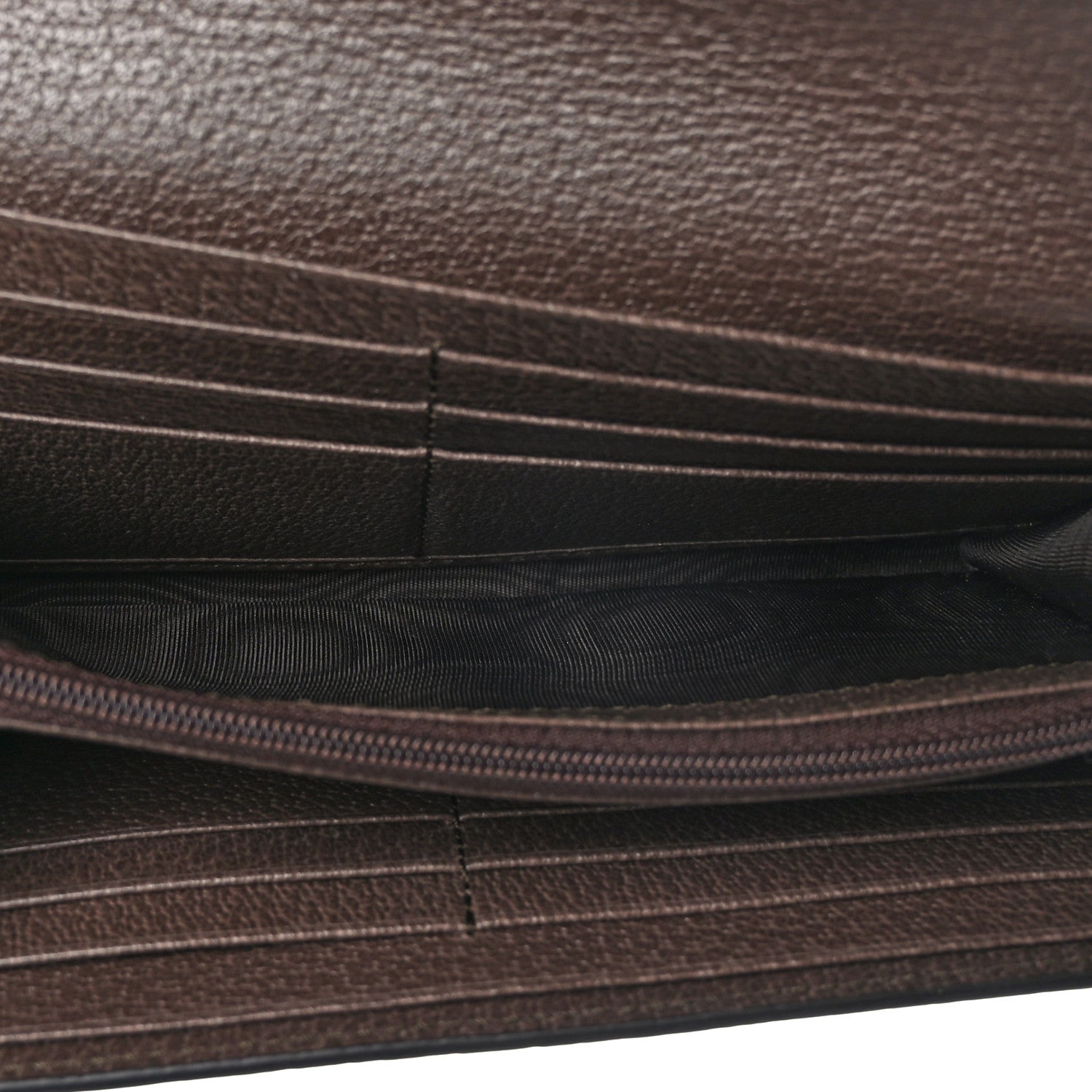 Gucci GG Supreme Monogram Web Ophidia Continental Wallet Brown 5 of 7