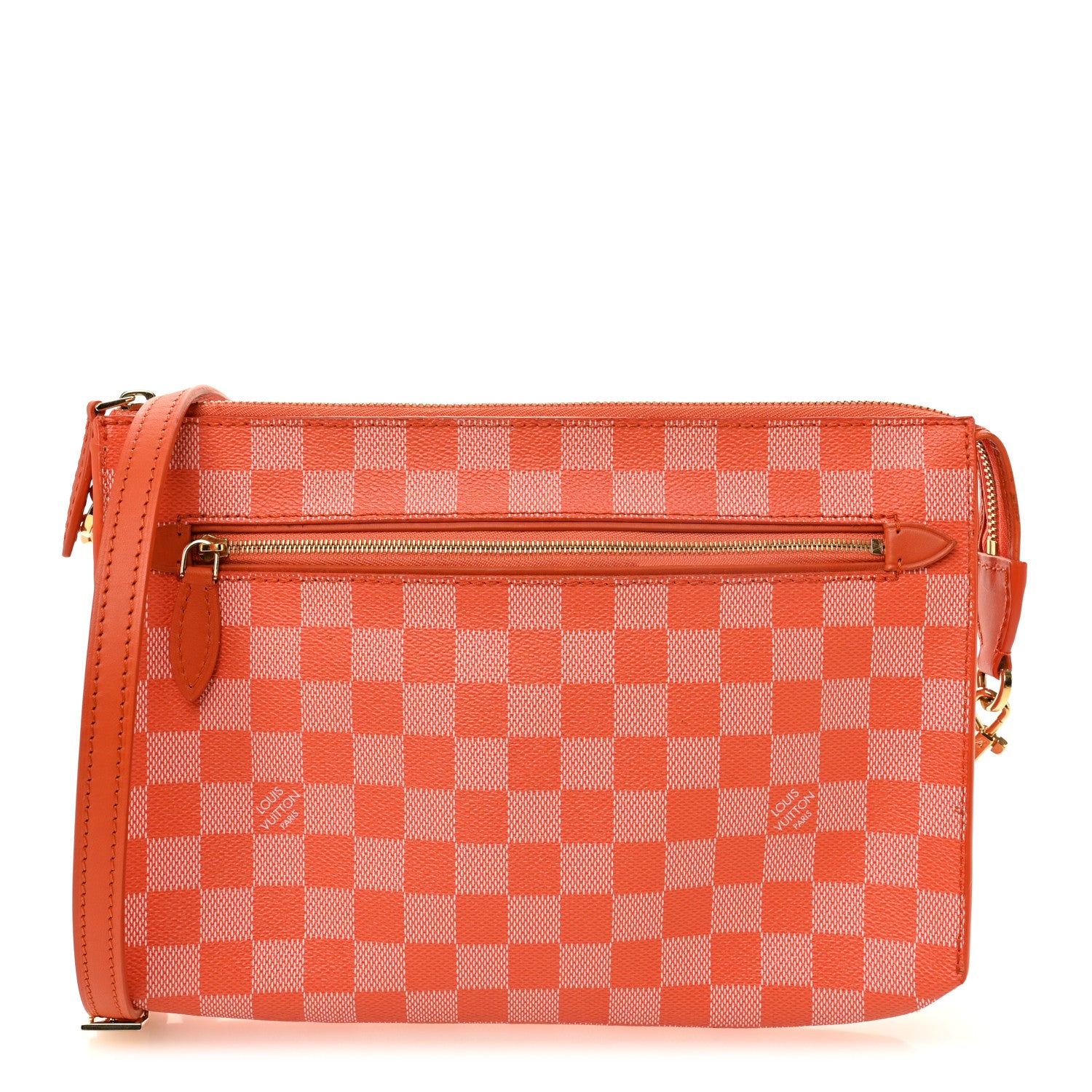 Louis Vuitton Damier Couleurs Kit Clutch Piment 1 of 14