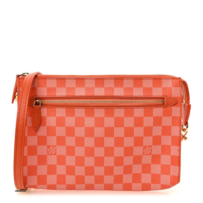 Louis Vuitton Damier Couleurs Kit Clutch Piment 1 of 14