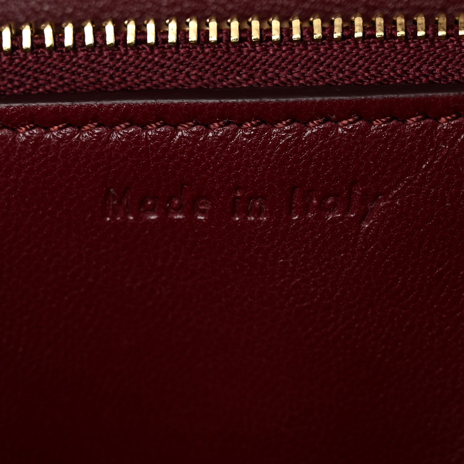Celine Box Calfskin Medium Classic Box Flap Bag Burgundy 6 of 10