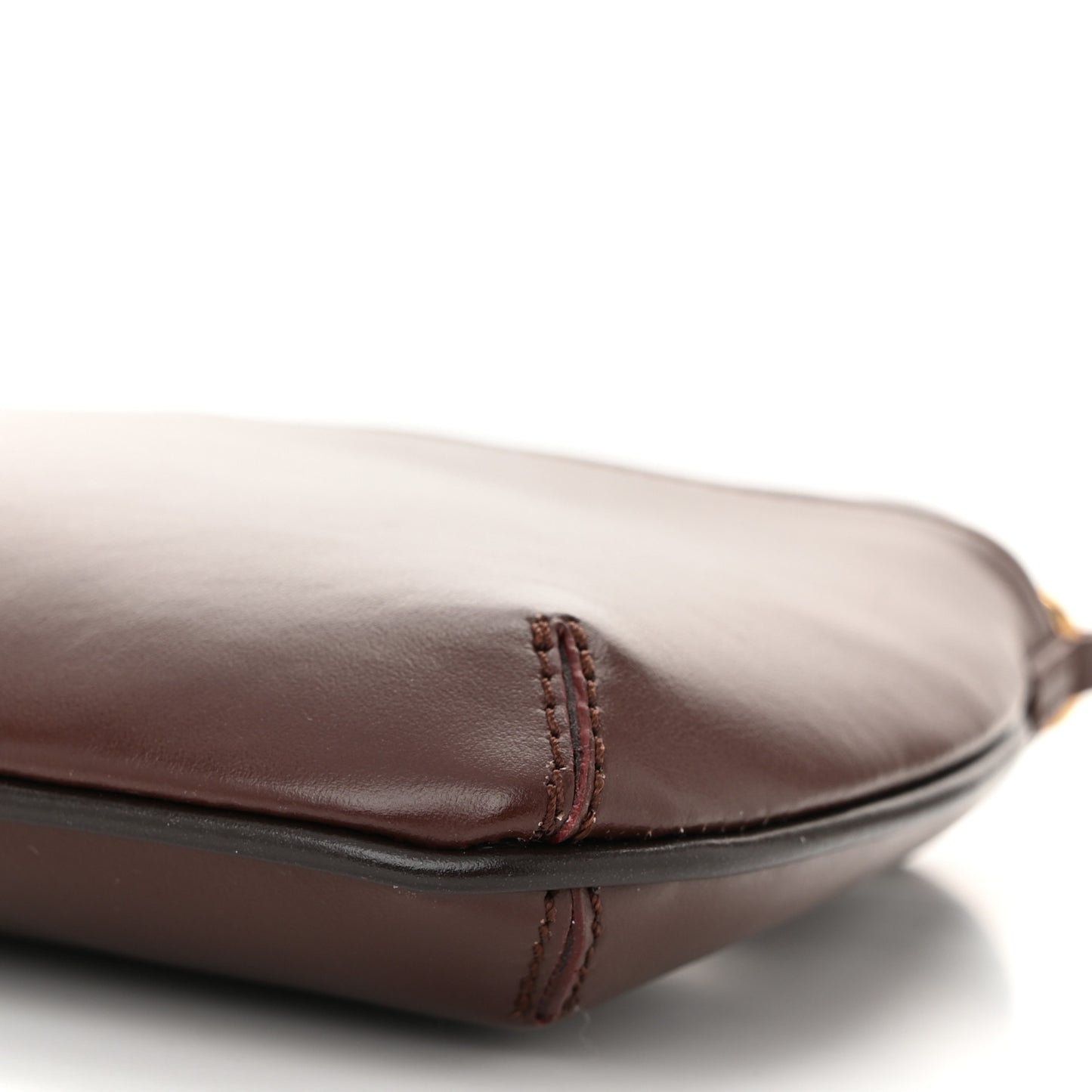 Smooth Calfskin Le Bisou Medium Brown