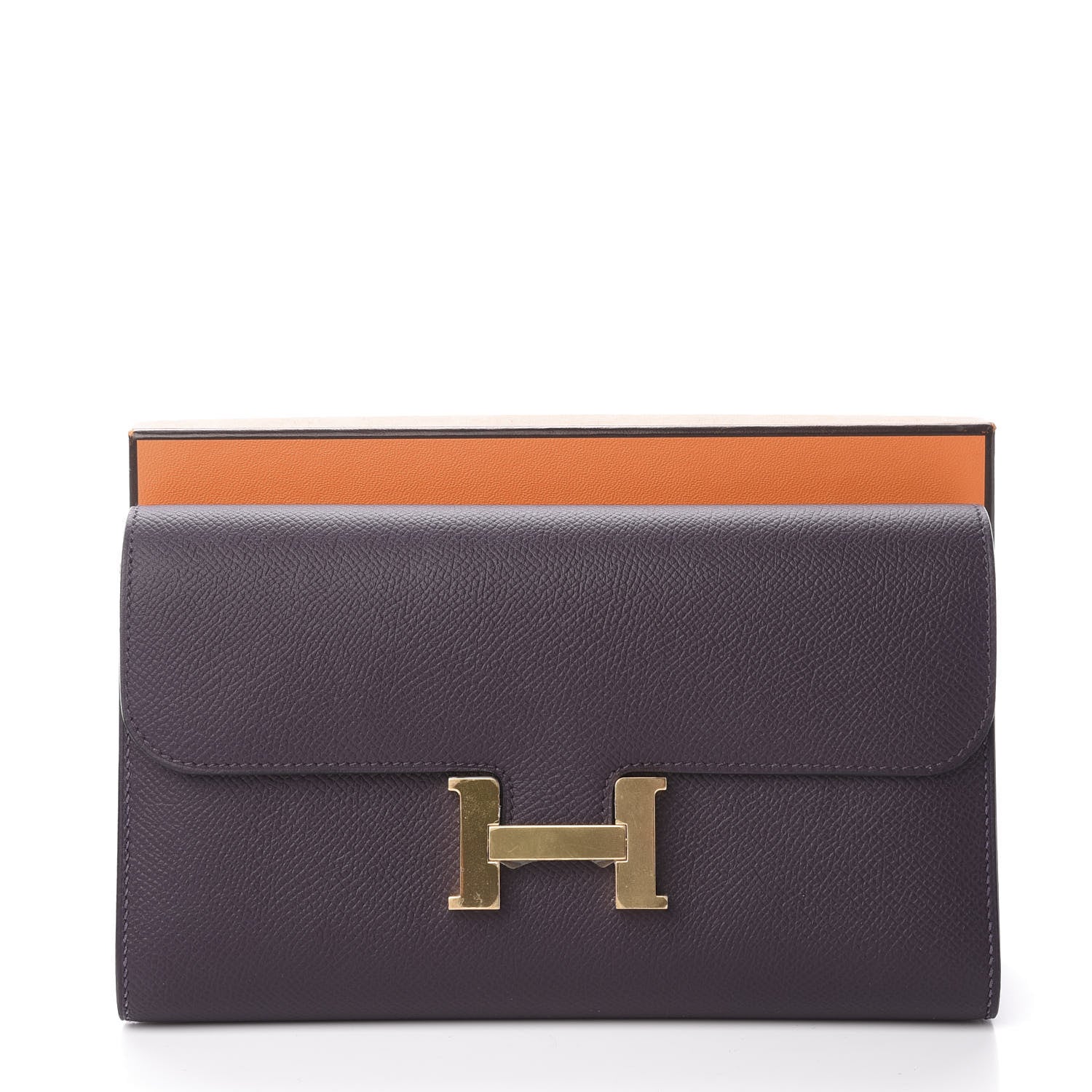 Hermes Epsom Constance Long Wallet Raisin 8 of 8