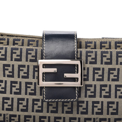 Fendi Zucchino Mini Mama Baguette Navy 9 of 10