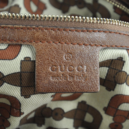 Gucci Leather Large Indy Top Handle Hobo Brown 8 of 9