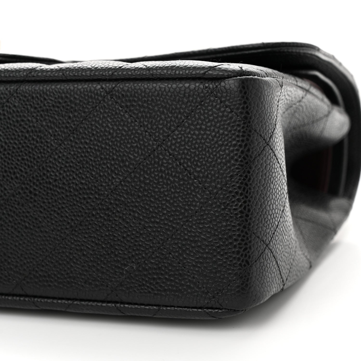 Chanel Caviar Quilted Jumbo Double Flap Black 10 of 12