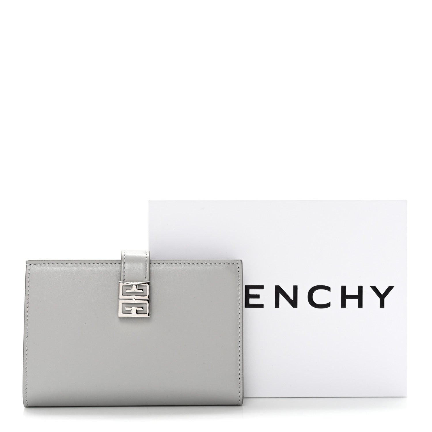 Givenchy Smooth Box Calfskin 4G Wallet Cloudy Grey 12 of 12