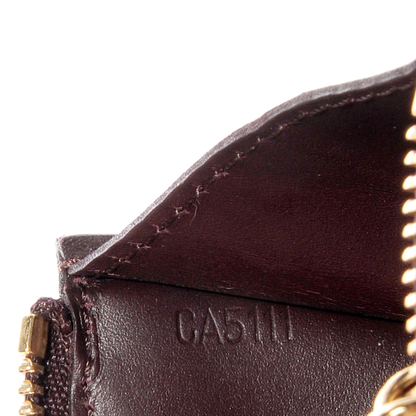 Vernis Key Pouch Amarante