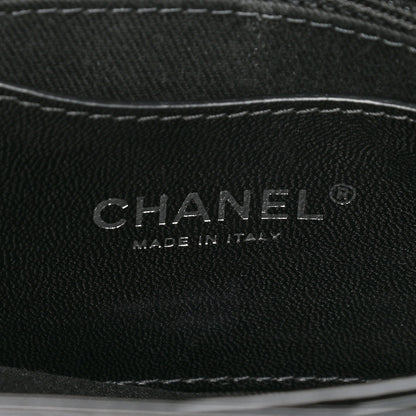 Chanel Patent Quilted Small Just Mademoiselle Bowling Bag Black 6 of 11