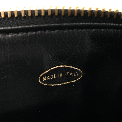 Chanel Lambskin Vanity Cosmetic Case Black 7 of 10