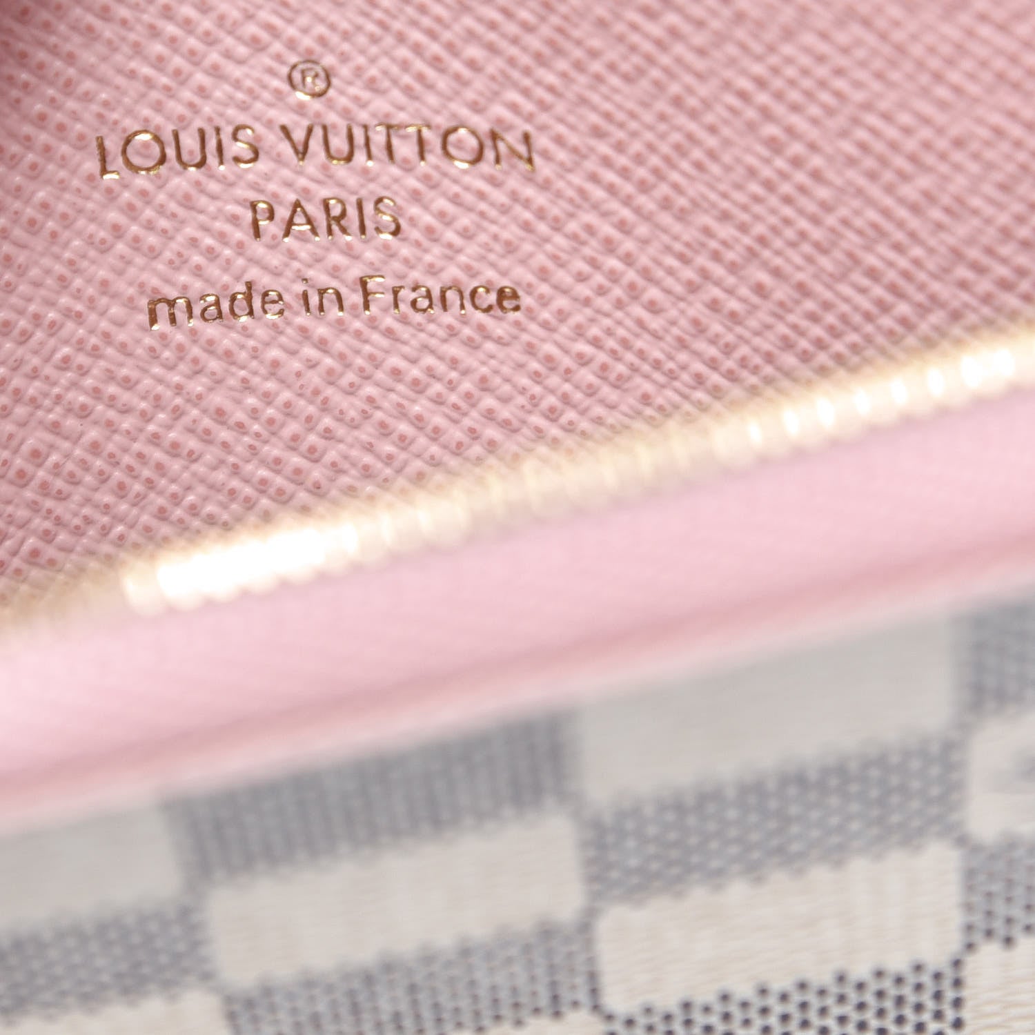 Louis Vuitton Damier Azur Zippy Coin Purse Rose Ballerine 6 of 8
