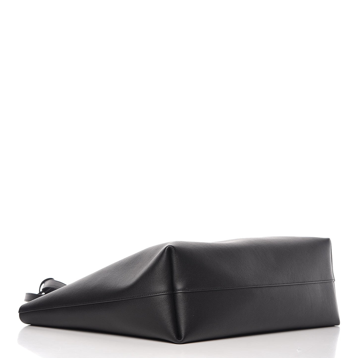 Calfskin Large Shopping Tote Black