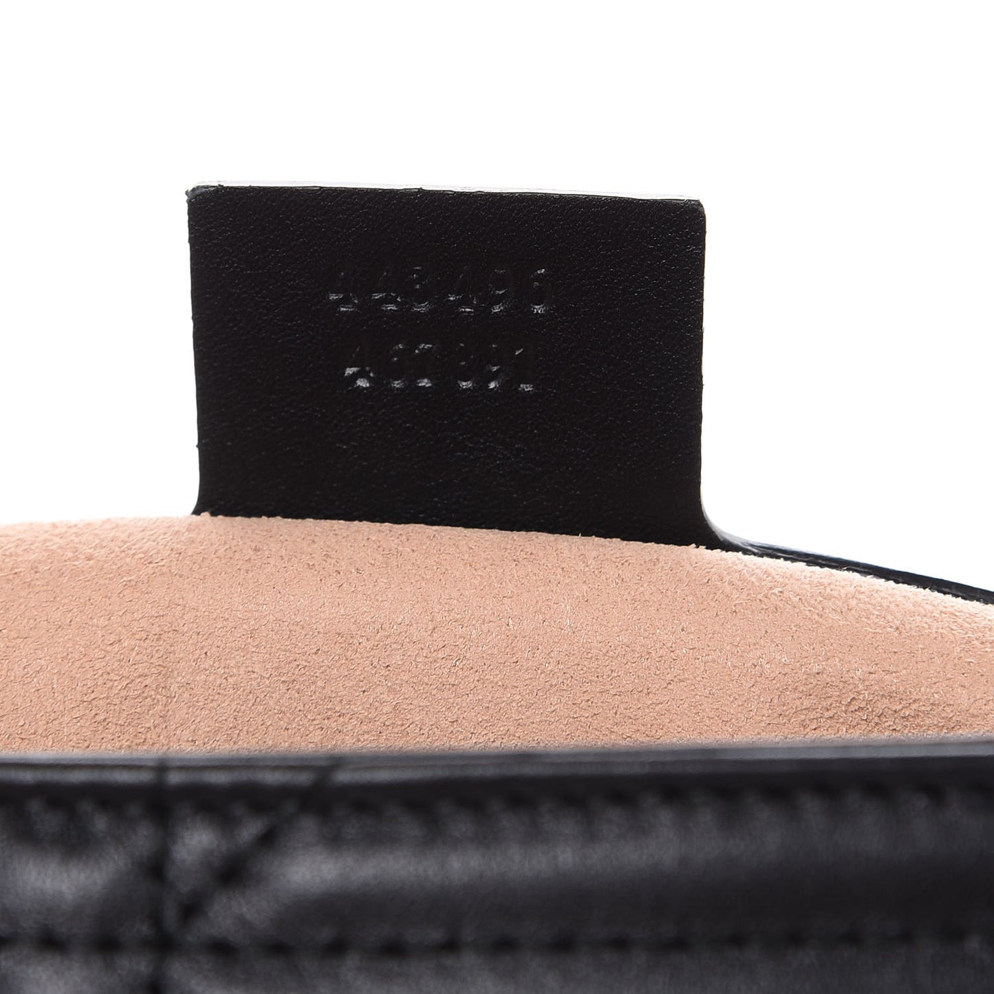 Calfskin Matelasse Studded Medium GG Marmont Shoulder Bag Black