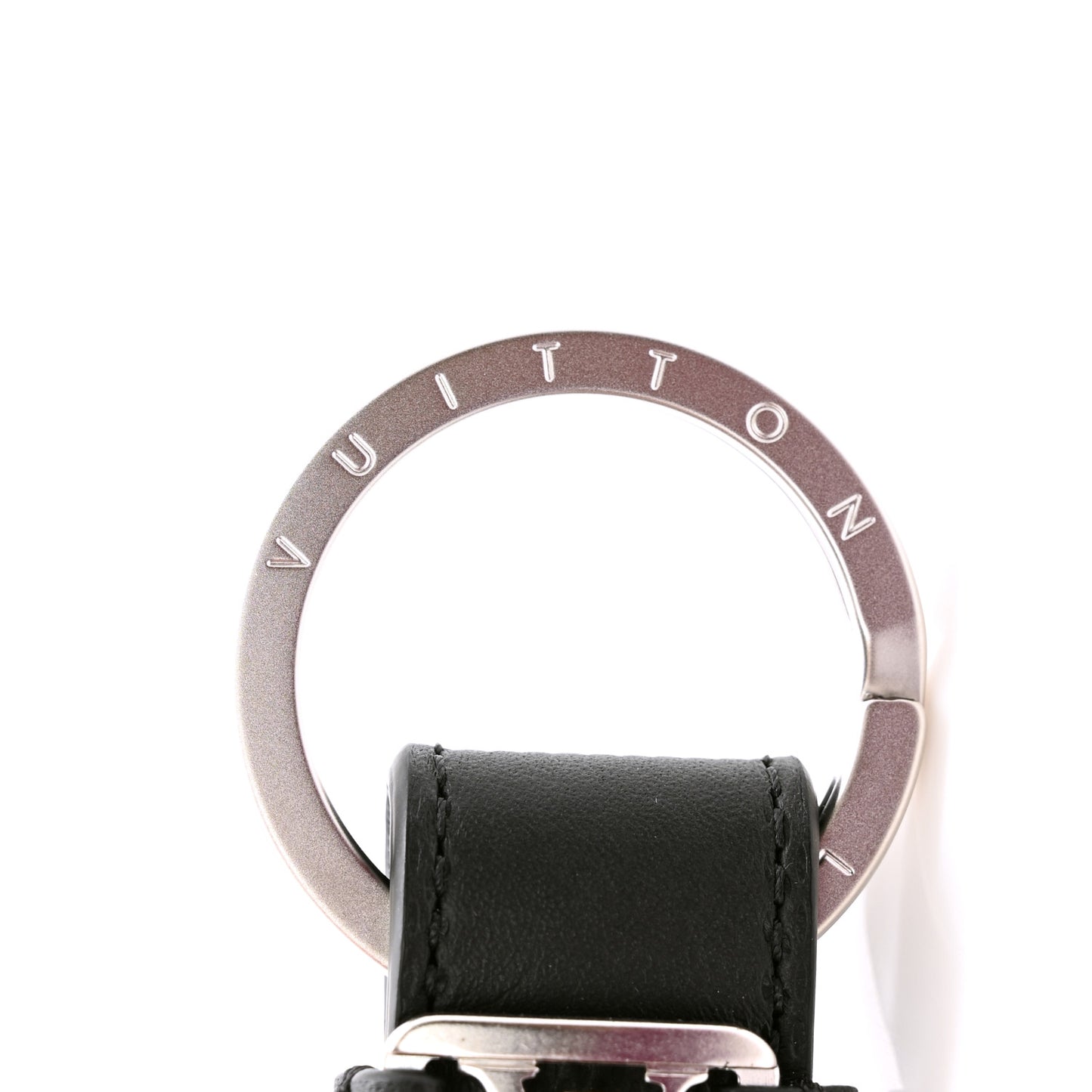 Damier Infini LV Dragonne Key Holder Onyx
