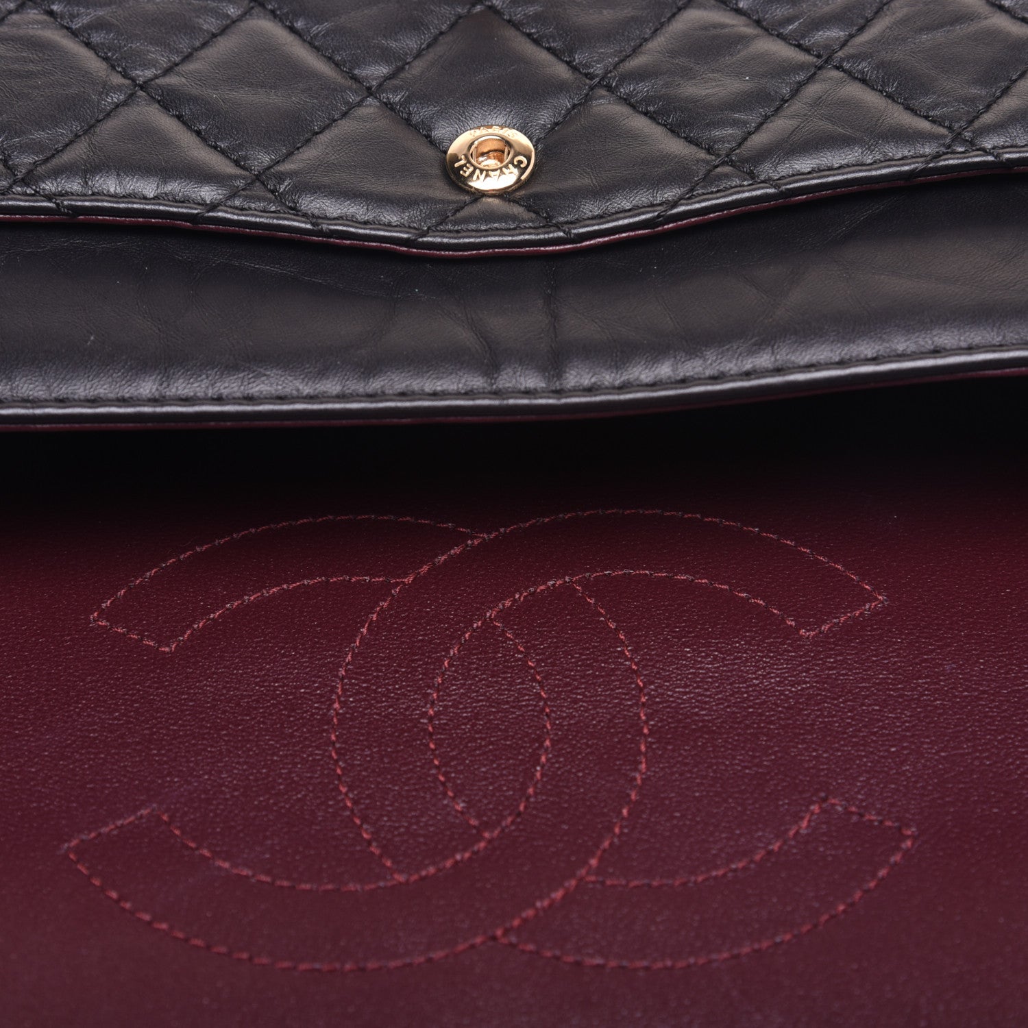 Chanel Aged Calfskin Lucky Charms 2.55 Reissue 225 Flap Black 10 of 17