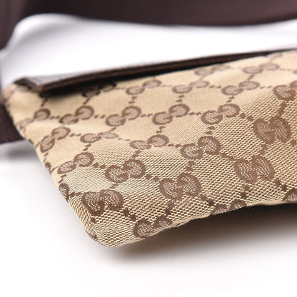 Gucci GG Monogram Double Pocket Belt Bag Dark Brown 9 of 11