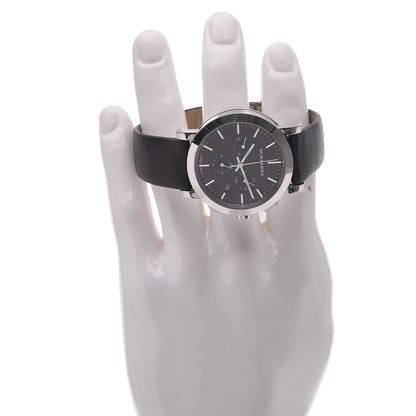 Burberry Stainless Steel Calfskin 40mm Chronograph Quartz Watch Black BU1776 2 of 8