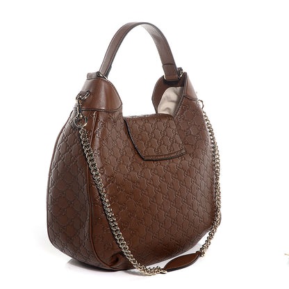 Gucci Guccissima Medium Emily Hobo Brown 3 of 9