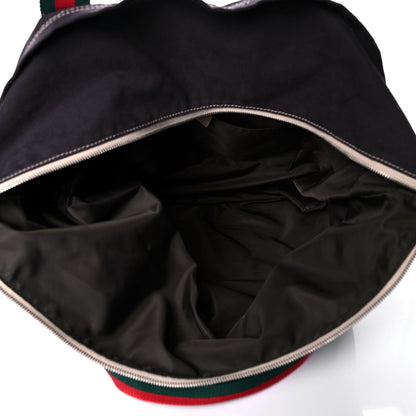 Gucci Canvas Web Signature Tote Black 4 of 13