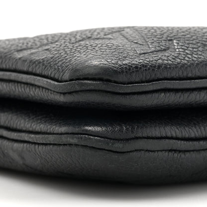Louis Vuitton Empreinte Double Zip Pochette Black 11 of 18