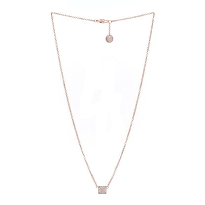 Hermes 18K Rose Gold Diamond Clou d'H Pendant Necklace 3 of 5