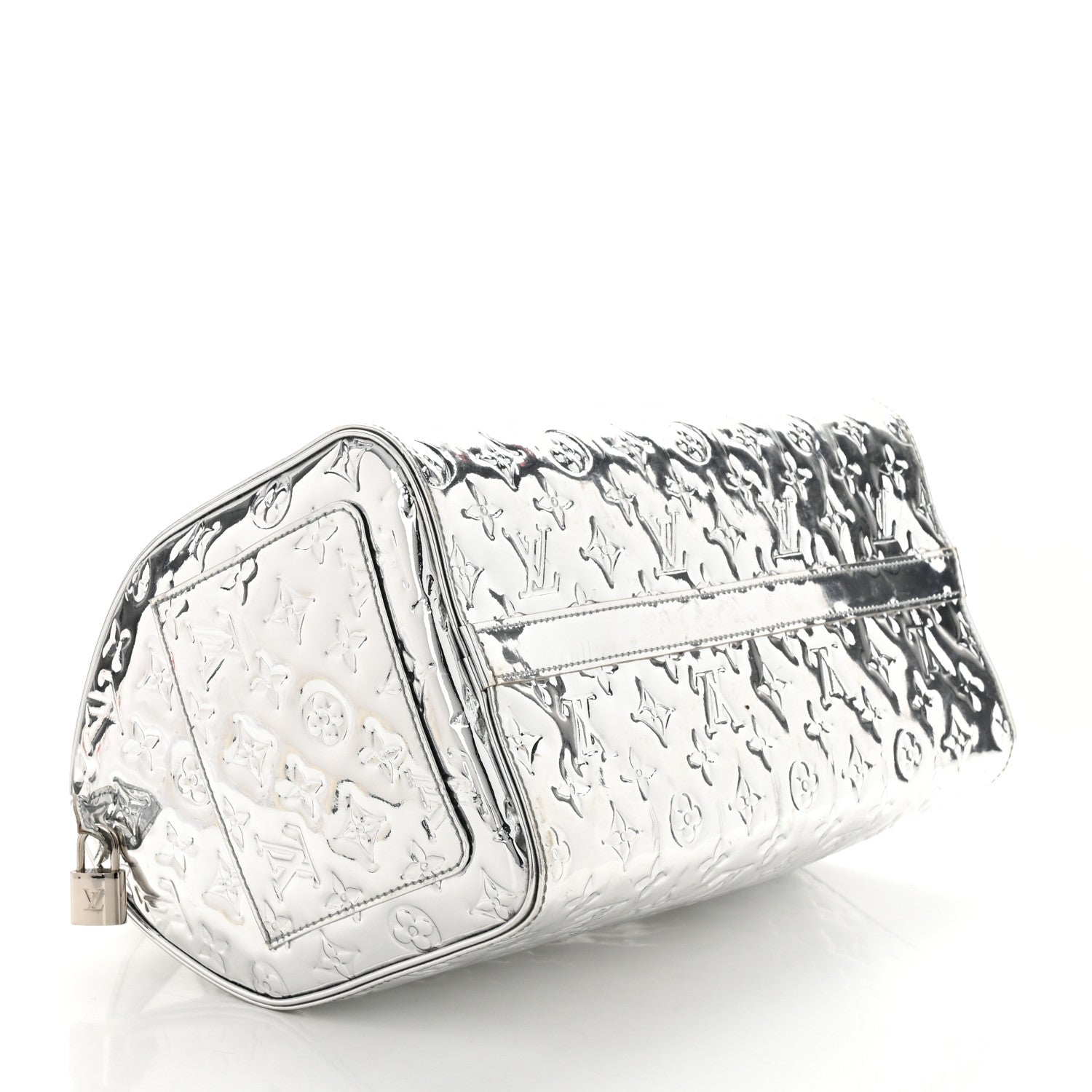 Louis Vuitton Monogram Miroir Speedy 30 Silver 4 of 14