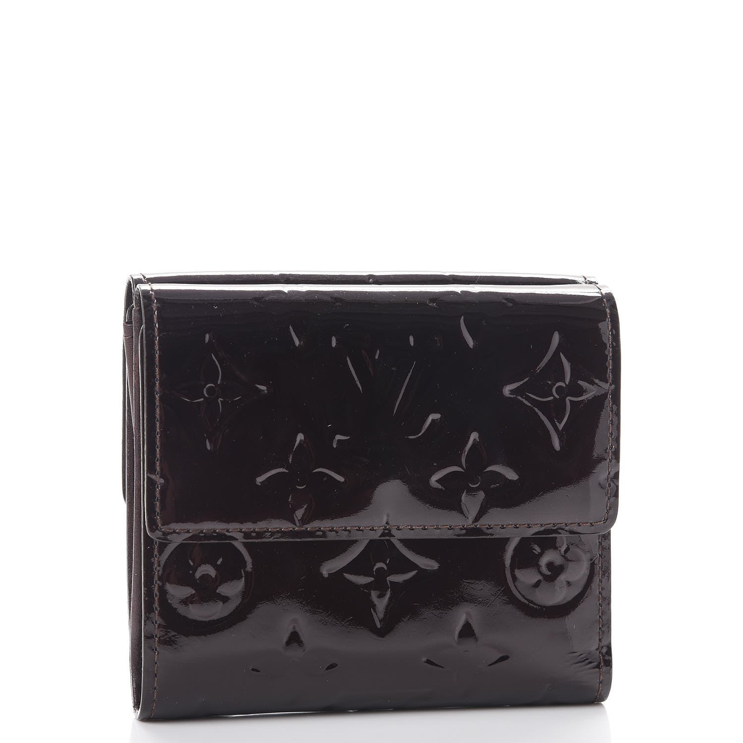 Louis Vuitton Vernis Elise Wallet Amarante 3 of 10