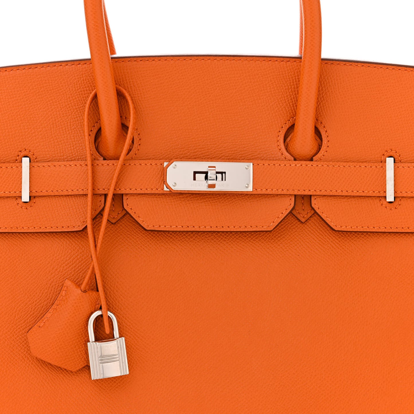 Epsom Birkin 35 Orange