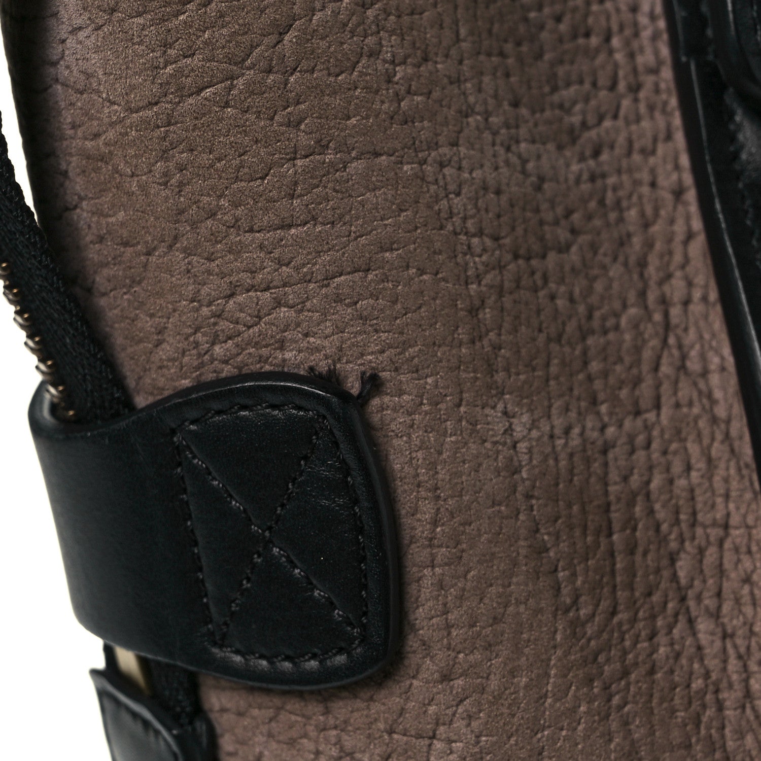 Celine Bullhide Calfskin Suede Micro Tri-Color Luggage Khaki 9 of 11