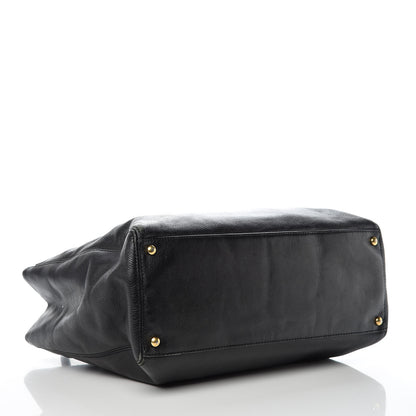 Chanel Calfskin Cerf Executive Shopper Tote Black 4 of 17