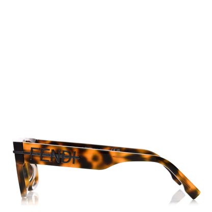 Fendi Acetate Fendigraphy Rectangle Sunglasses FE40091U Tortoise 3 of 7