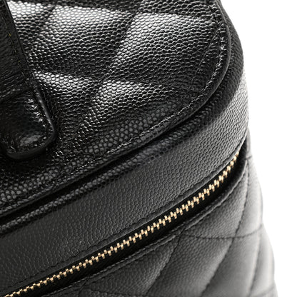 Chanel Caviar Quilted Large Vanity Pouch Black 9 of 14