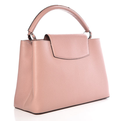 Louis Vuitton Taurillon Capucines MM Magnolia 3 of 10