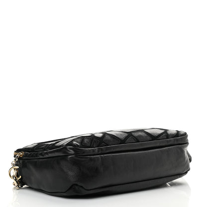 Chanel Lambskin Jersey Scales Camera Case Black 3 of 13