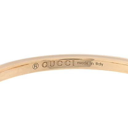 Gucci 18K Yellow Gold Beryl Interlocking Ring 49 5 4 of 4