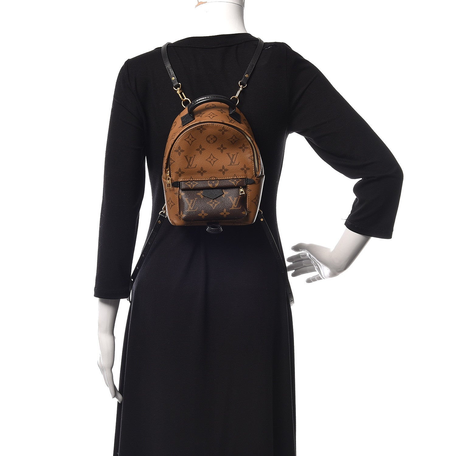 Louis Vuitton Reverse Monogram Palm Springs Backpack Mini 2 of 12