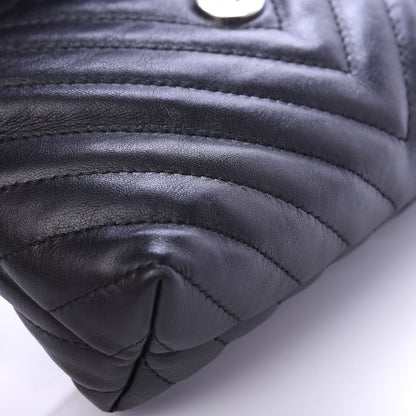 Chanel Calfskin Chevron Waist Belt Bag Black 14 of 14