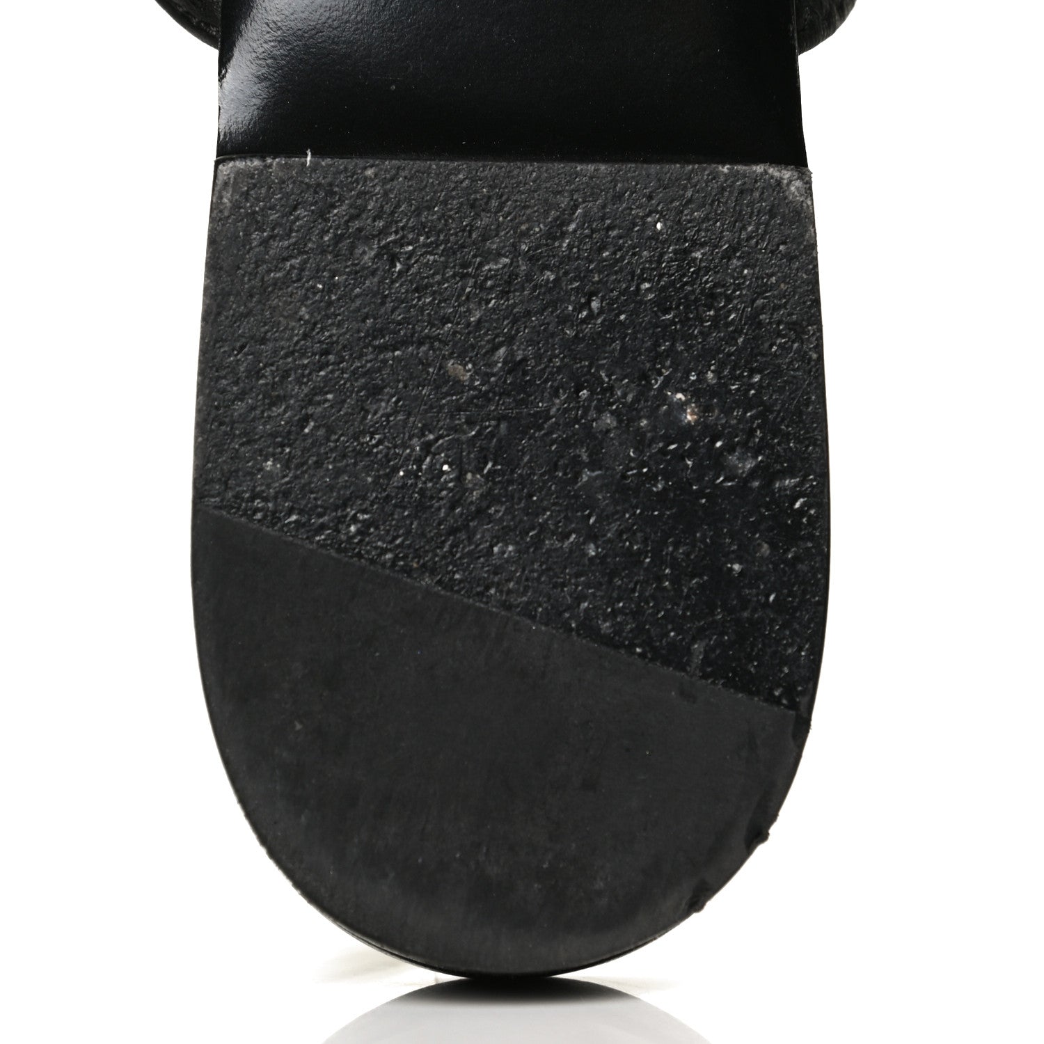 Saint Laurent Calfskin Monogram Sandals 36 Black 11 of 11