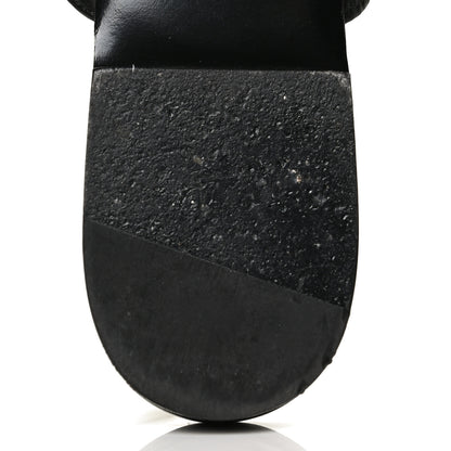 Saint Laurent Calfskin Monogram Sandals 36 Black 11 of 11