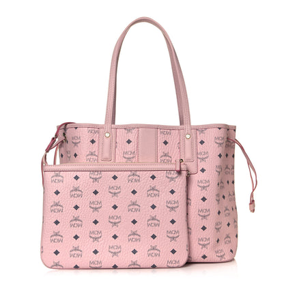 MCM Visetos Medium Liz Reversible Shopper Tote Powder Pink 1 of 19