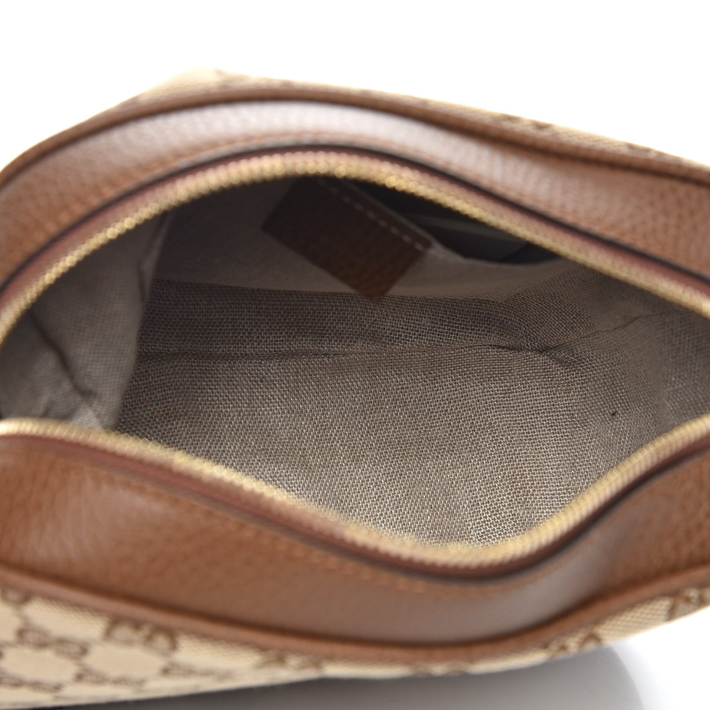 Monogram Mini Bree Messenger Bag Beige Tabacco