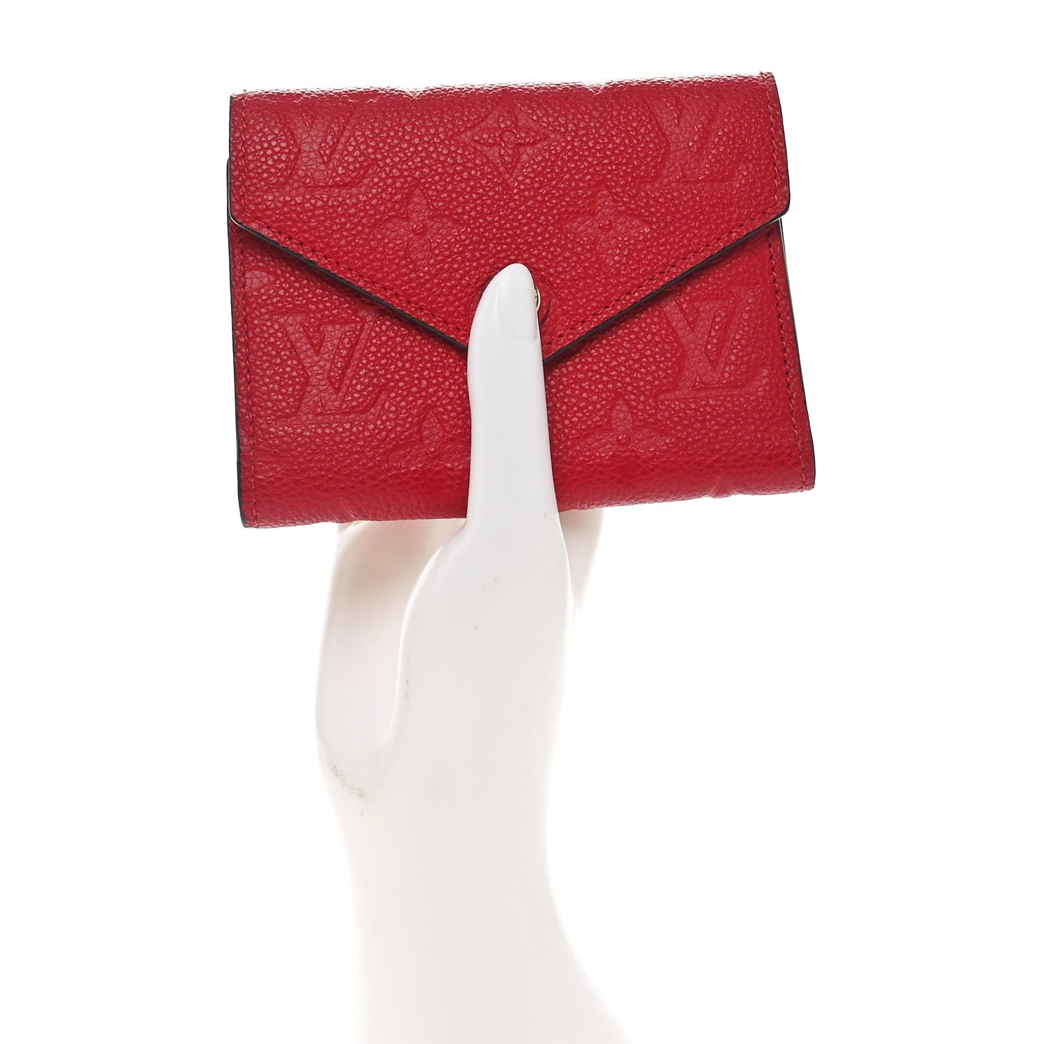 Louis Vuitton Empreinte Victorine Wallet Scarlet 2 of 7
